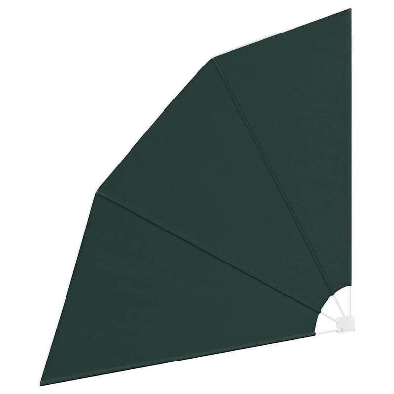 vidaXL Erkély adatvédelmi képernyő Sötétzöld 210 x 210 cm szövet