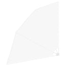 vidaXL Erkély adatvédelmi képernyő Fehér 210 x 210 cm szövet