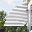 vidaXL Erkély adatvédelmi képernyő Antracit szürke és fehér