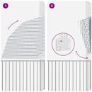 vidaXL Erkély adatvédelmi képernyő Antracit szürke és fehér