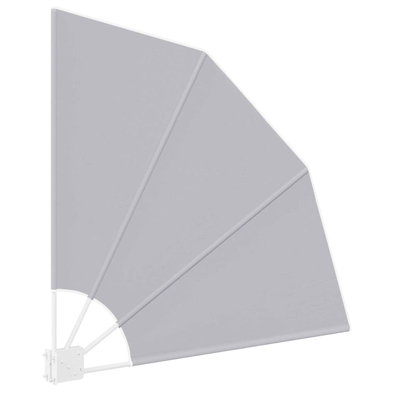 vidaXL Erkély adatvédelmi képernyő Szürke 115 x 115 cm szövet