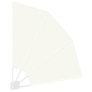 vidaXL Erkély adatvédelmi képernyő Krém 115 x 115 cm szövet