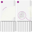 vidaXL Erkély adatvédelmi képernyő Krém 115 x 115 cm szövet