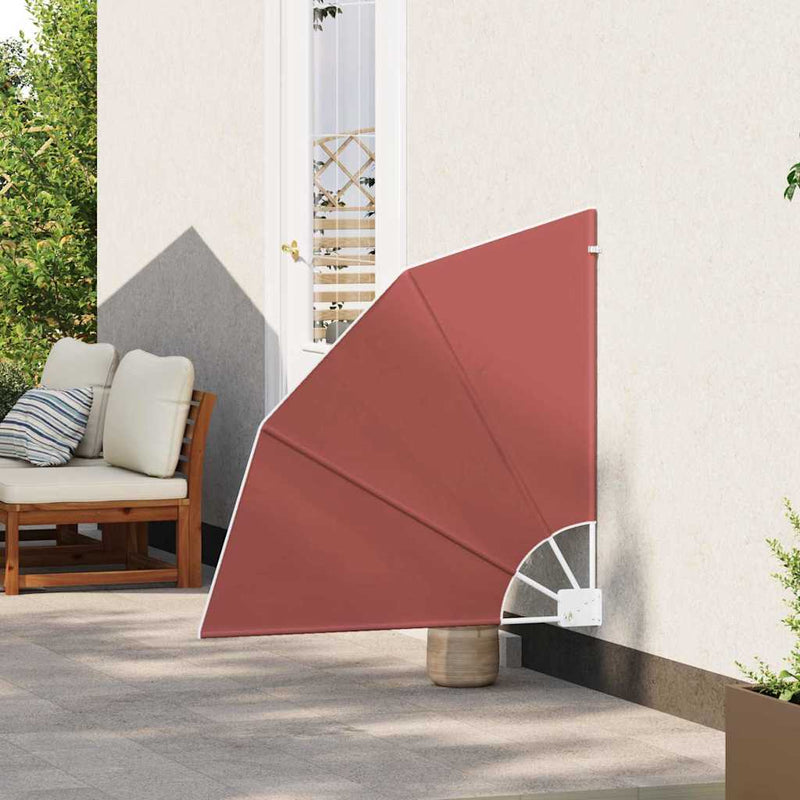 vidaXL Erkély adatvédelmi képernyő Terrakotta 115 x 115 cm szövet