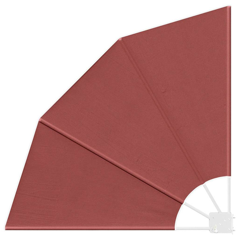 vidaXL Erkély adatvédelmi képernyő Terrakotta 115 x 115 cm szövet