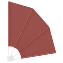 vidaXL Erkély adatvédelmi képernyő Terrakotta 115 x 115 cm szövet