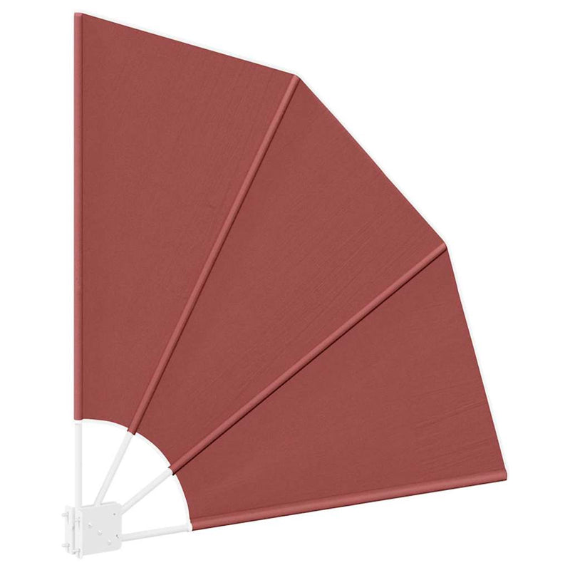 vidaXL Erkély adatvédelmi képernyő Terrakotta 115 x 115 cm szövet