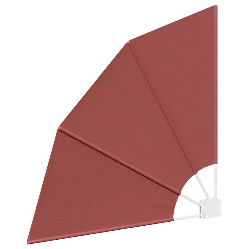 vidaXL Erkély adatvédelmi képernyő Terrakotta 115 x 115 cm szövet