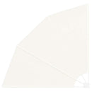 vidaXL Erkély adatvédelmi képernyő Krém 160 x 160 cm szövet