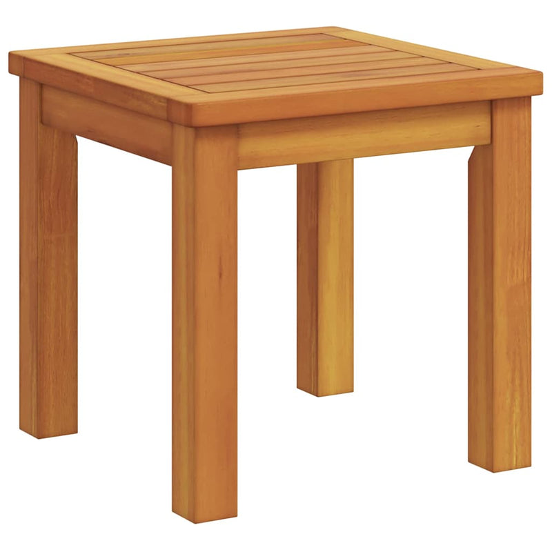 vidaXL Napozó 1-személy 3 pcs Barna 35 x 35 x 34cm Tömör akácfa