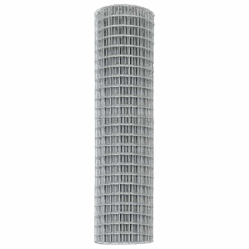 vidaXL Európai Kerítés Ezüst 1.2 x 10 m Meleg horganyzott vas