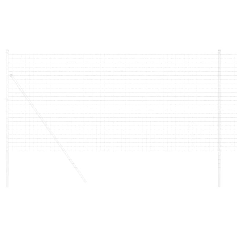 vidaXL Európai Kerítés Ezüst 1.4 x 10 m Meleg horganyzott vas