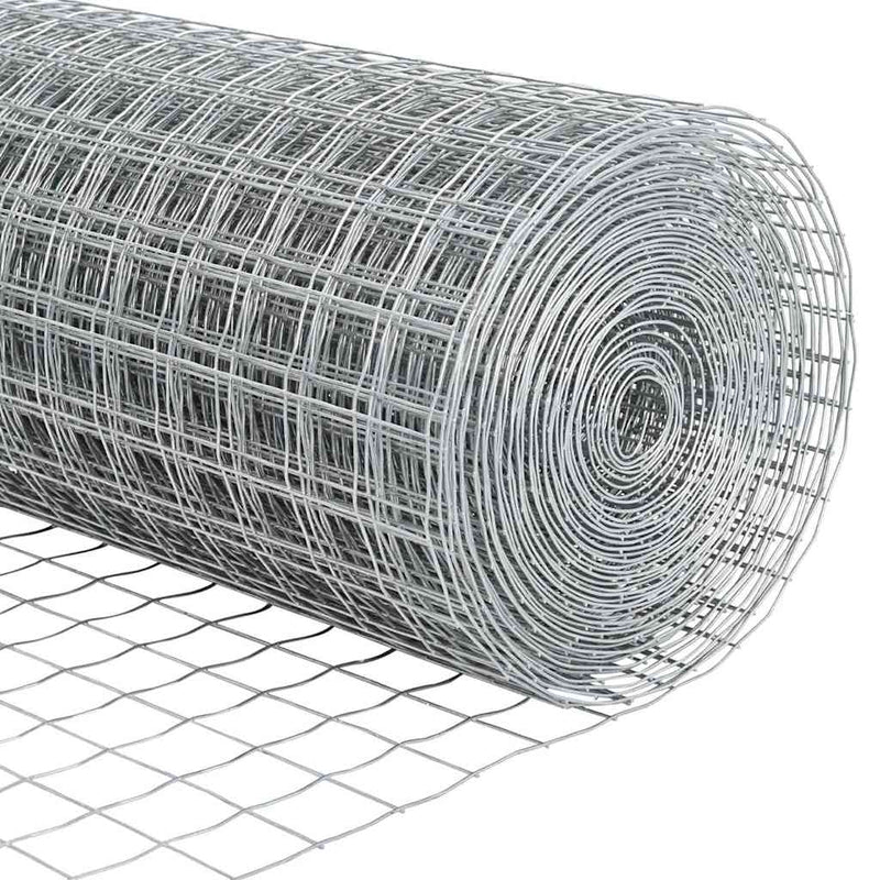 vidaXL Európai Kerítés Ezüst 1.5 x 10 m Meleg horganyzott vas