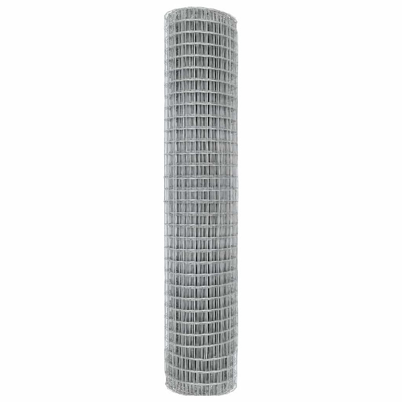 vidaXL Európai Kerítés Ezüst 1.5 x 10 m Meleg horganyzott vas