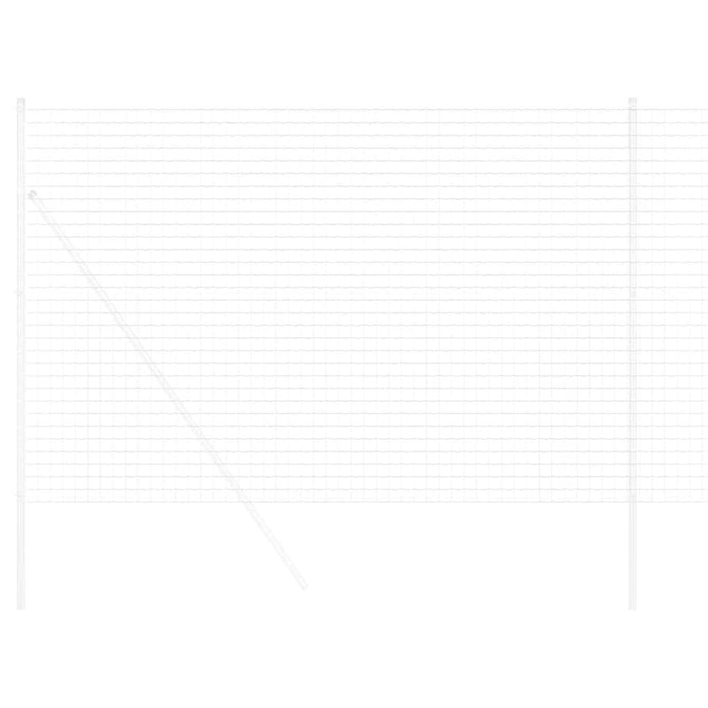 vidaXL Európai Kerítés Ezüst 1.5 x 10 m Meleg horganyzott vas