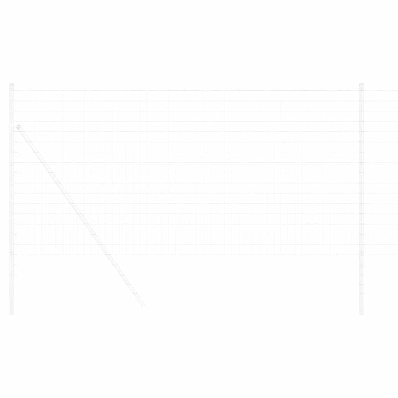 vidaXL Európai Kerítés Ezüst 1 x 10 m Meleg horganyzott vas