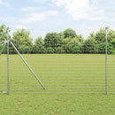vidaXL Európai Kerítés 1,5 x 10 m PVC-bevonatú vas