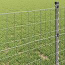 vidaXL Európai Kerítés Ezüst 0.8 x 10 m Meleg horganyzott vas