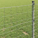 vidaXL Európai Kerítés Ezüst 0.8 x 10 m Meleg horganyzott vas