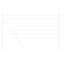 vidaXL Európai Kerítés Ezüst 0.8 x 10 m Meleg horganyzott vas