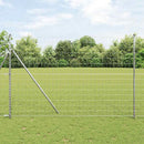 vidaXL Európai Kerítés 1,5 x 10 m PVC-bevonatú vas