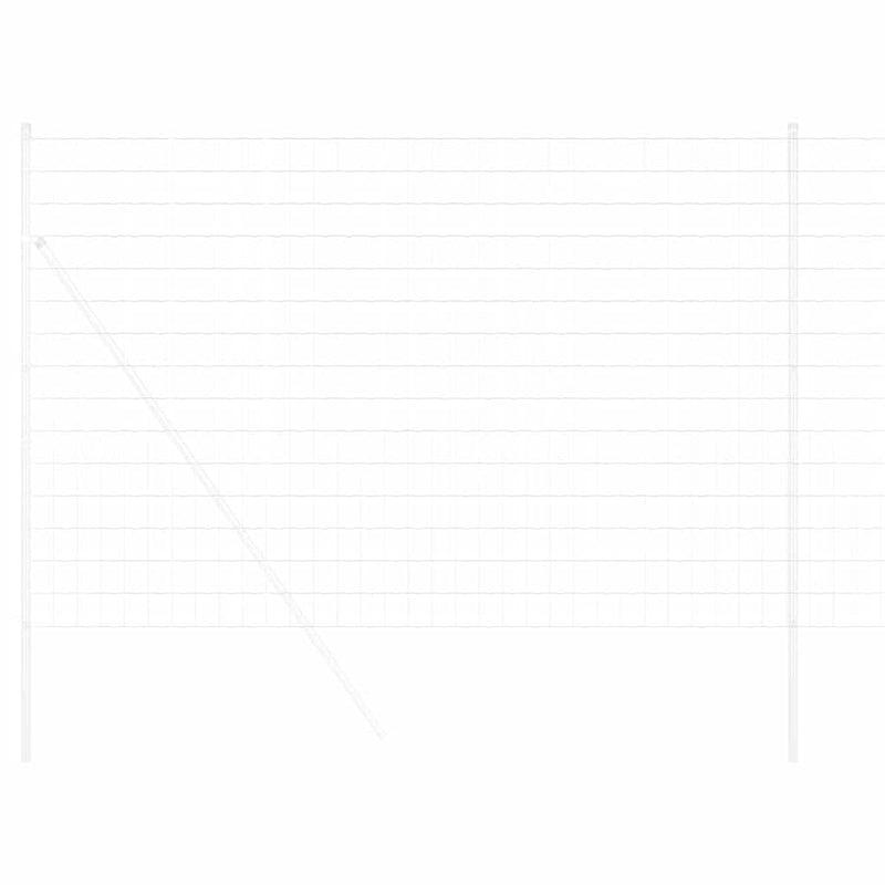 vidaXL Európai Kerítés Ezüst 1.5 x 10 m Meleg horganyzott vas