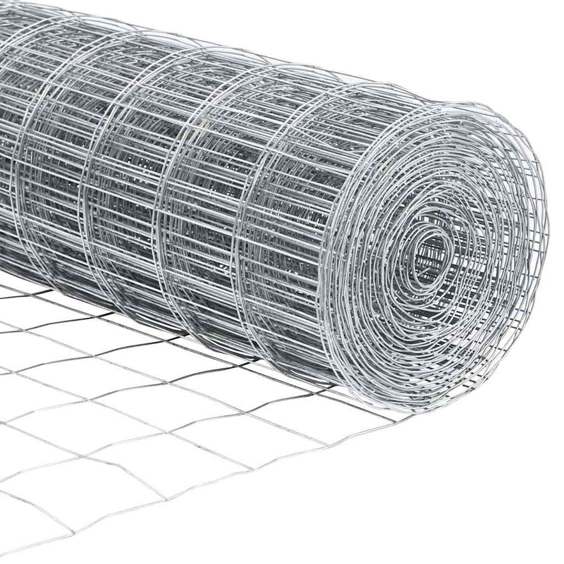vidaXL Európai Kerítés Ezüst 1.6 x 10 m Meleg horganyzott vas