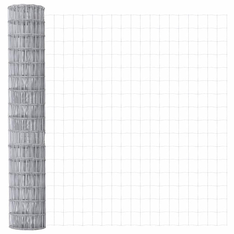 vidaXL Európai Kerítés Ezüst 1.6 x 10 m Meleg horganyzott vas