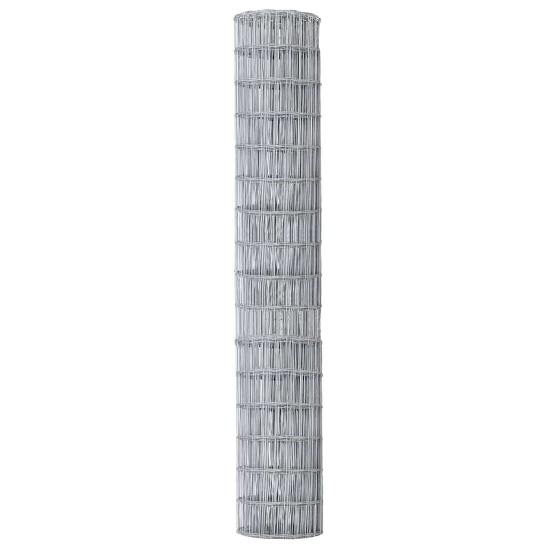 vidaXL Európai Kerítés Ezüst 1.6 x 10 m Meleg horganyzott vas