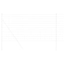 vidaXL Európai Kerítés Ezüst 1 x 10 m Meleg horganyzott vas