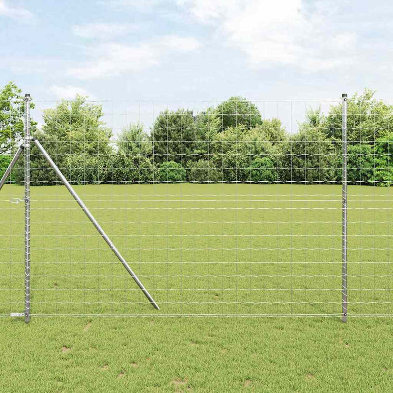 vidaXL Európai Kerítés Ezüst 1.6 x 10 m Meleg horganyzott vas