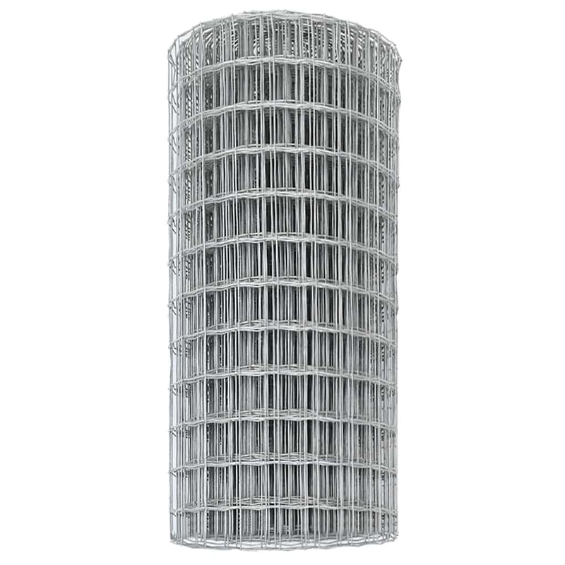 vidaXL Európai Kerítés Ezüst 0.8 x 25 m Meleg horganyzott vas