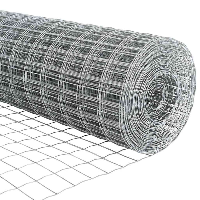 vidaXL Európai Kerítés Ezüst 1 x 25 m Meleg horganyzott vas