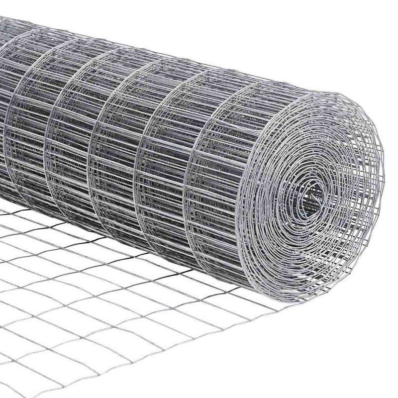 vidaXL Európai Kerítés Ezüst 1.2 x 25 m Meleg horganyzott vas