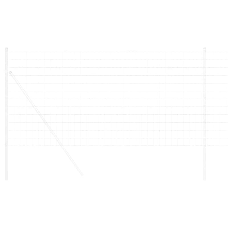 vidaXL Európai Kerítés Ezüst 1 x 25 m Meleg horganyzott vas