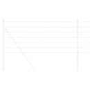 vidaXL Európai Kerítés Ezüst 0,6 x 25 m Meleg horganyzott vas