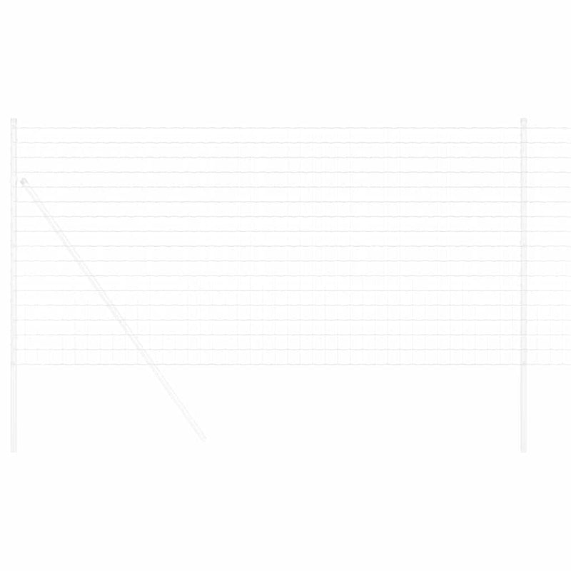 vidaXL Európai Kerítés Ezüst 1 x 10 m Meleg horganyzott vas