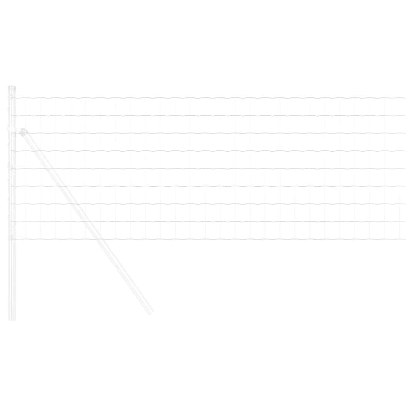vidaXL Európai Kerítés Ezüst 0.4 x 50 m Meleg horganyzott vas