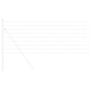 vidaXL Európai Kerítés Ezüst 0.6 x 50 m Meleg horganyzott vas