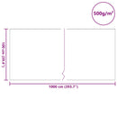 vidaXL Medence Polár Szürke 1 x 10 m Poliészter és pamut