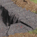 vidaXL Medence Polár Szürke 1 x 25 m Poliészter és pamut