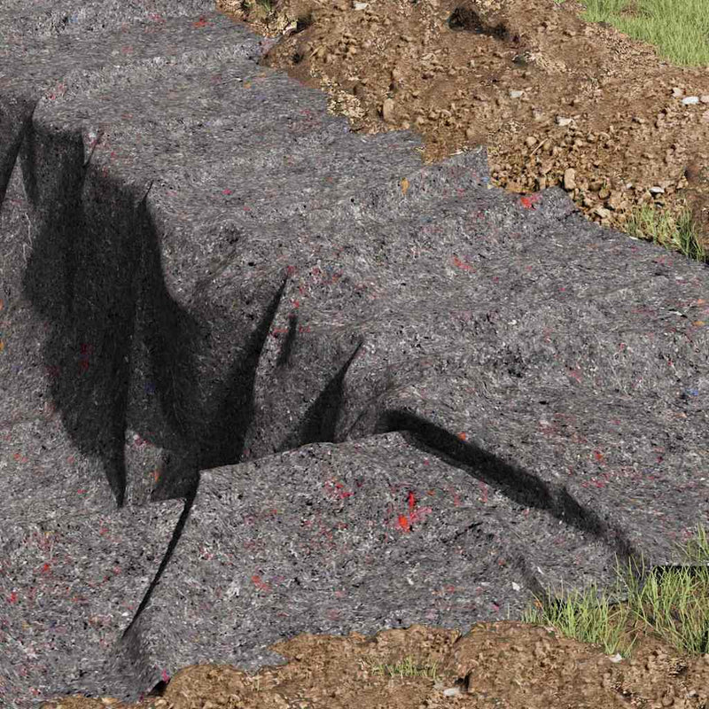 vidaXL Medence Polár Szürke 1 x 50 m Poliészter és pamut