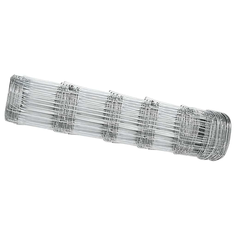 vidaXL Legelőkerítés Ezüst 50 x 0.8 m Horganyzott acél