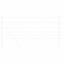 vidaXL Legelőkerítés Ezüst 50 x 0.8 m Horganyzott acél