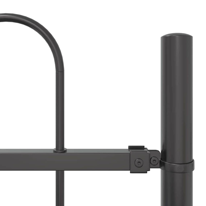 vidaXL Kerti Kerítés Szürke 1.7 x 1.5 m Porszórt Acél