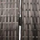 vidaXL Szobaelválasztó Szürke 147 x 180 cm polirattan