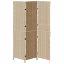 vidaXL Szobaelválasztó Bézs 147 x 180 cm polirattan