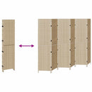 vidaXL Szobaelválasztó Bézs 292 x 180 cm polirattan