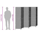 vidaXL Szobaelválasztó Bézs 292 x 180 cm polirattan