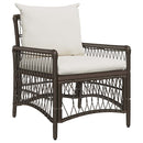 vidaXL Kerti Szék Barna 60 x 70 x 78cm polirattan